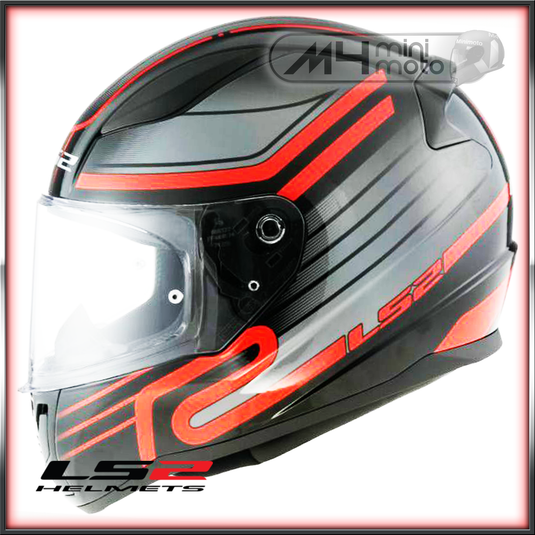 LS2 Rapid 2 Helmet FF353 - Circuit Black And Red