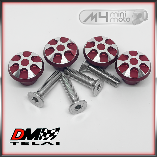DM Red Chassis Frame Bolt Kit