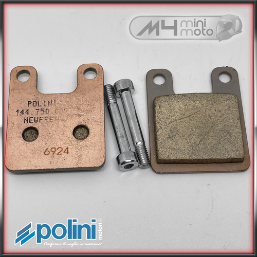 Brake Pads Polini Square Sintered - Minicross, Steel GP