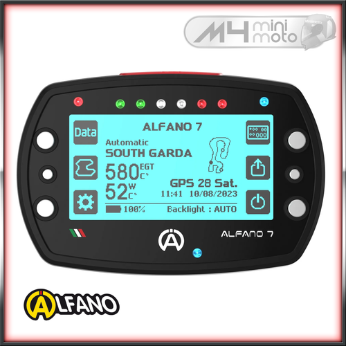 Alfano 7 Lap Timer Dash