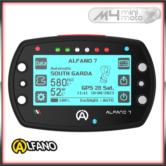 Alfano 7 Lap Timer Dash