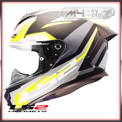 LS2 FF820 Helmet Rapid 3 - Hyper Black/Yellow