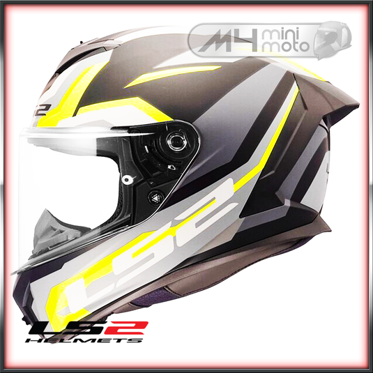 LS2 FF820 Helmet Rapid 3 - Hyper Black/Yellow