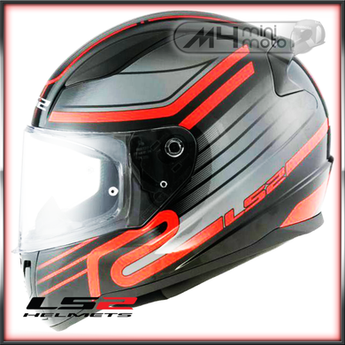 LS2 Rapid 2 Helmet FF353 - Circuit Black And Red
