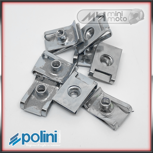 Polini Fairing Nuts Clips Speed Fasteners (pk8)