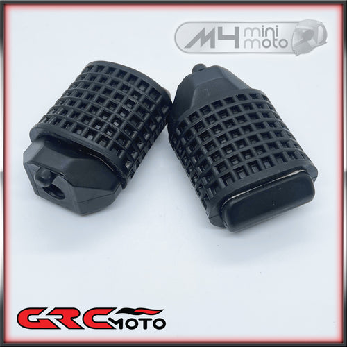 Minimoto Footpegs - Rubber Covered (pair)